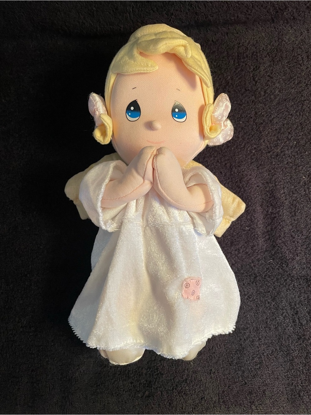 Vintage Precious Moments Plush Angel Doll “Now I Lay Me Down To Sleep”